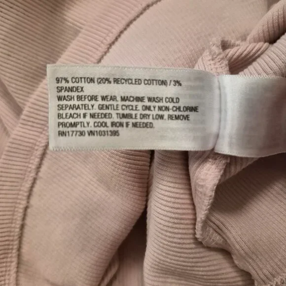 Pink Ribbed Tank Top - Picture 5 of 6